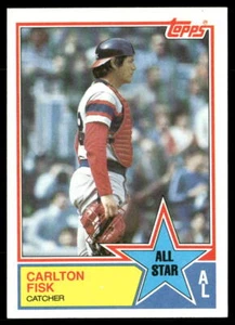 1983 Topps Carlton Fisk HOF - Foto 1 di 2