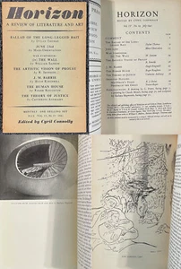 DYLAN THOMAS Horizon Review of Literature & Art #19 1941 VNTG PBK Periodical WOW - Picture 1 of 8