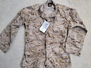 USMC Desert Marpat Bluse Medium Reg Marine neu mit Etikett AMERIKANISCHE APPAREL - Bild 1 von 4