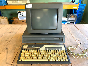 [C-1] Vintage ACT Apricot Computer with Monitor & Keyboard - For Parts
