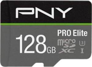 Zestaw PNY R100/W90 microSDXC Pro Elite 128GB, UHS-I U3, klasa 10 - Zdjęcie 1 z 2
