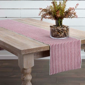 Runner a costine rosso Harmony 13x90 cottage di campagna ec - Foto 1 di 2