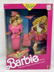 Flight Time Barbie Doll Gift Set #9584 Never Removed from Box 1989 By Mattel - Picture 1 of 12
