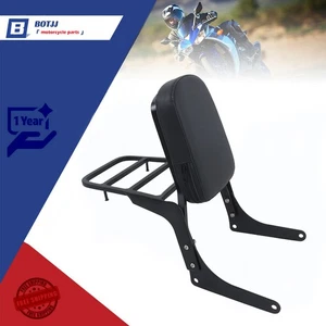 Passenger Backrest Sissy Bar with Luggage Rack For Honda Rebel 250 New - Picture 1 of 9