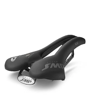 Sillín de bicicleta Selle SMP Vt30 con riel de carbono negro, 155 mm | Asiento de bicicleta Foto 1 de 4