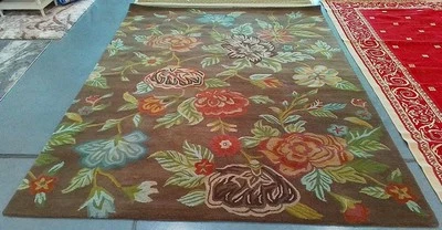 BROWN / MULTI 8'-0" x 10'-0" Back Stain Rug, Reduced Price 1172774979 BLM920A-8 - Image 1 of 4