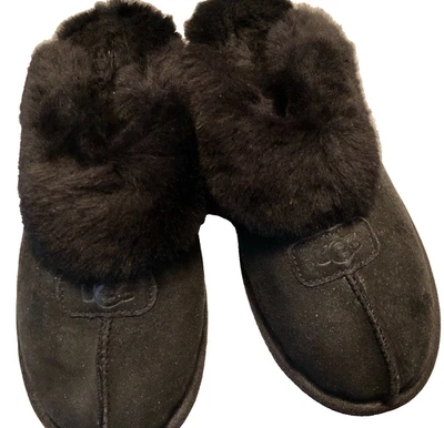 UGG MUJER TALLA. 10 ZAPATILLAS PLANAS COQUETTE NEGRAS GAMUZA SUELA DE GOMA SUPERIOR Foto 1 de 4
