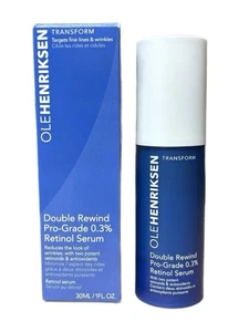 OLEHENRIKSEN Double Rewind Pro-Grade 0.3% Retinol Fine Lines Wrinkles Serum - Picture 1 of 11
