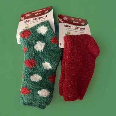 Calcetines AirPlus con infusión de aloe vitamina E suaves hidratantes Navidad para mujer’ 5-11 Foto 1 de 2