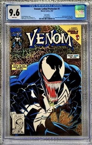 Venom Lethal Protector #1 Gold Edition 1993 Marvel CGC 9,6 WP - Imagen 1 de 1