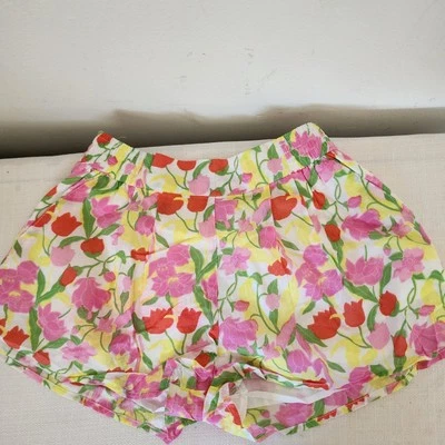 Janie Jack Floral Shorts Girls Size 6 - Image 1 of 4