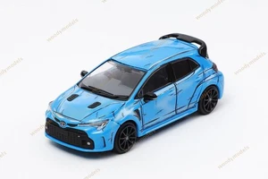 Preventa GCD 1:64 Toyota GR COROLLA Azul Manga RHD KS-041-555 Diecast Model Car - Imagen 1 de 3