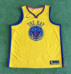 Golden State Warriors Jersey Stephen Curry 30 Nike The Bay XXL Authentic - Picture 1 of 7