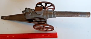 vintage Big Bank toy cannon 10-FC INCLUDES CAP 17.5" long - Picture 1 of 5