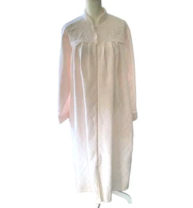 Camicia da notte Heavenly Bodies Miss Elaine grande manica lunga ricamata cerniera anteriore - Foto 1 di 10