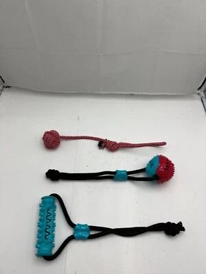 Juguetes de doble ventosa para perros para masticadores agresivos 100 % goma Foto 1 de 4