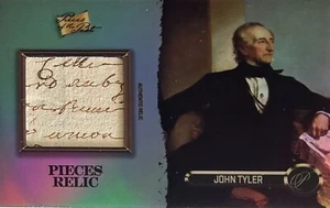 2023 Pieces Of The Past 'Presidential Edition': Hand Written Relic (John Tyler) - Picture 1 of 9