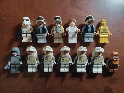Lego Star Wars minifigure lot Smooth Bun Hair Princess Leia Organa Tantive IV 4 - Image 1 of 4