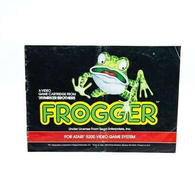Frogger Atari 5200 | Manual Only - Image 1 of 2