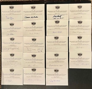 47 DIFFERENT PHILADELPHIA ATHLETICS AUTHENTIC AUTOGRAPHED 4X6 CARDS - Picture 1 of 12