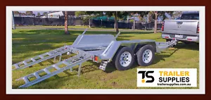 Plant Trailer 10x5 3.5 Tonne galvanised Mini Excavator/ Bobcat Trailer - Picture 1 of 12