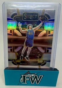 2023-24 Panini Select - Concourse Brandin Podziemski #93 Silver Prizm (RC) - Imagen 1 de 2