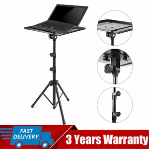Mobile Projector Floor Tripod Stand Laptop Holder with Tray Adjustable Height - Picture 1 of 14