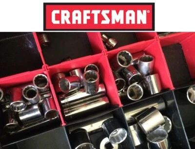 CRAFTSMAN Sockets 3/8 Dr   SAE/METRIC  Shallow/Deep USA - CHOICE - Image 1 of 4