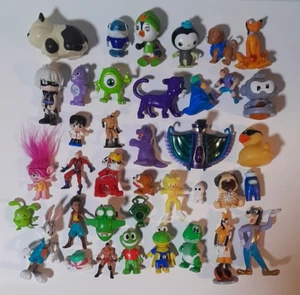 Mixed Lot of 38 Toys Figures PVC Characters Random Vintage - Picture 1 of 4