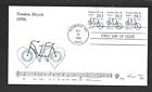 US FDC FIRST DAY COVER #  2266 TANDEM BICYCLE 1988 PNC # 1  HAND PAINTED BY ROWE