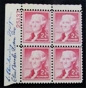 nystamps US Stamp  Mint OG NH Autographed by Designer, Rare   M17x1576