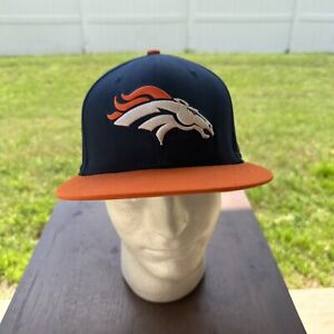 New Era Denver Broncos Hat Mens Adjustable Snapback Blue Colorado Cap Football