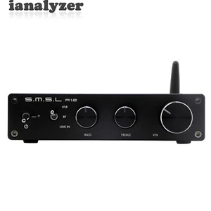 SMSL A12 BT5.0 Bluetooth Amplifier High Resolution Power Amplifier 80Wx2 Passive - Picture 1 of 5