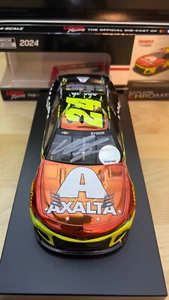 DUEL SIGNED Jeff Gordan / William Byron | 2024 Axalta Throwback - Color Chrome - Picture 1 of 6