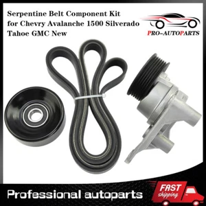 For Chevrolet Avalanche 1500 Silverado Tahoe GMC (Serpentine Belt Component Kit) - Bild 1 von 11
