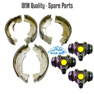 Set Mâchoires de Frein avant et Arrière piaggio ape Mp P501 P601 Cylindres - Imagen 1 de 1