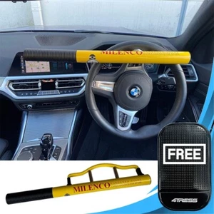 4TRESS Design SOLD Secure GOLD Approved Car Van Steering Wheel Lock YELLOW+M - Picture 1 of 19