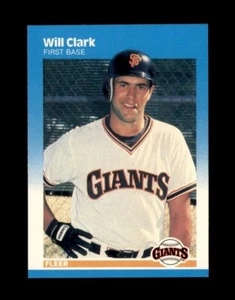1987 Fleer Glossy #269 Will Clark  - Foto 1 di 2