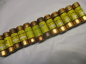 (12) TWELVE - USED CONDITION - SEE PICS LPJ-2 1/4 SP Bussmann Fuses - Picture 1 of 6
