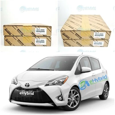 GENUINE TOYOTA YARIS 1.3L FRONT DISCS NSP130 2011 TO 2014 SET OEM 43512-0D060 - Изображение 1 из 3