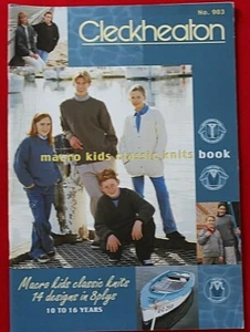 Cleckheaton Macro Kids Classic knits in 8ply  Book no.903 - Picture 1 of 8