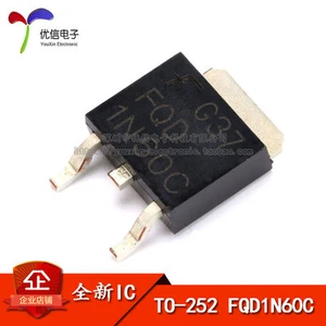 50PCS X TO-252 1N60 MOSFET N-Channel 600V 1A DPAK - Picture 1 of 1