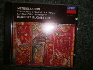 Mendelssohn - Symphonies 3 "Scottish" and 4 "Italian" CD -Herbert Blomstedt  - Bild 1 von 2