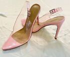 Pink Clear Pumps 8.5