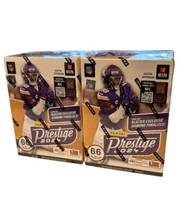 Lot Of (2) 2024 Panini Prestige Football Blaster Boxes - Factory SEALED - Picture 1 of 4
