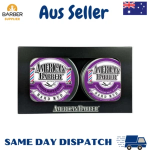 American Barber Hair Styling Wax Man Hard Mud 50ml-100ml Duo- Pack. AUS SELLER - Picture 1 of 1