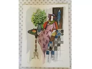 ITZCHAK TARKAY'S LTD EDITION S/N SERIGRAPH 'INTERIOR WITH TARKAY' - Picture 1 of 2