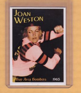 JOAN WESTON, THE BLONDE BOMBER, '65 SF BAY AREA BOMBERS ROLLER DERBY / NM+ COND