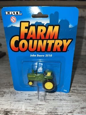 John Deere 2510 escala 1/64 frente estrecho Ertl fundido a presión granja país Foto 1 de 4