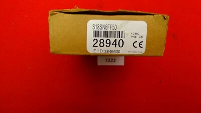 Turck Banner Engineering S18SN6FF50Q, Ident-No. 30867, E I D: 3848600 - Image 1 of 4